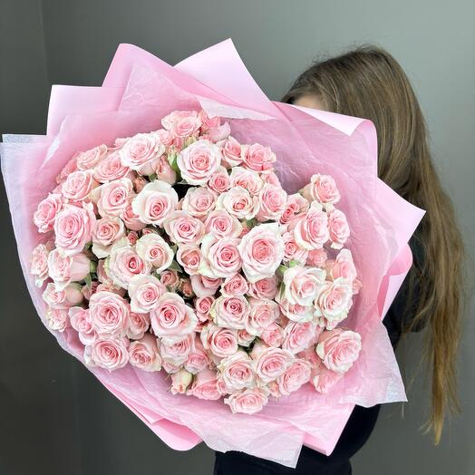 Монобукет из 23 кустовых роз