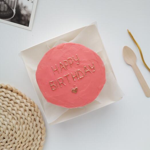 Бенто торт на день рождения "happy birthday"