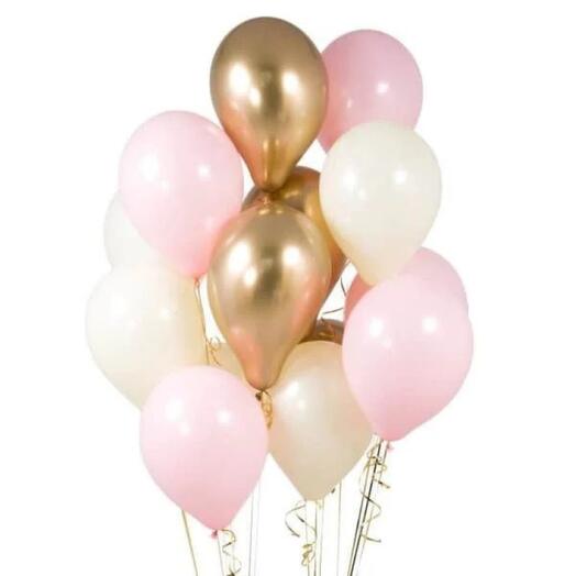 Zestaw balonów Blush