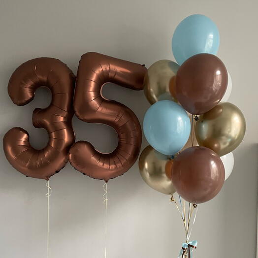 Набор с шоколадными цифрыми