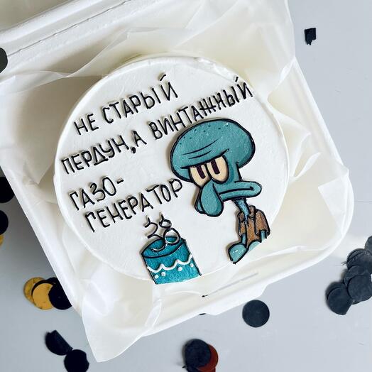 Бенто торт С шуточным оформлением