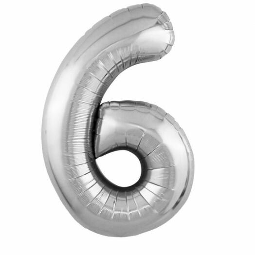 Цифра «6» серебро