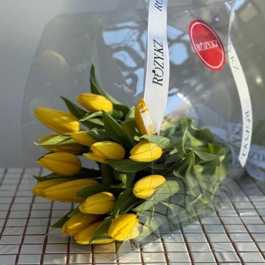 Стильная сумочка 15 желтых тюльпан