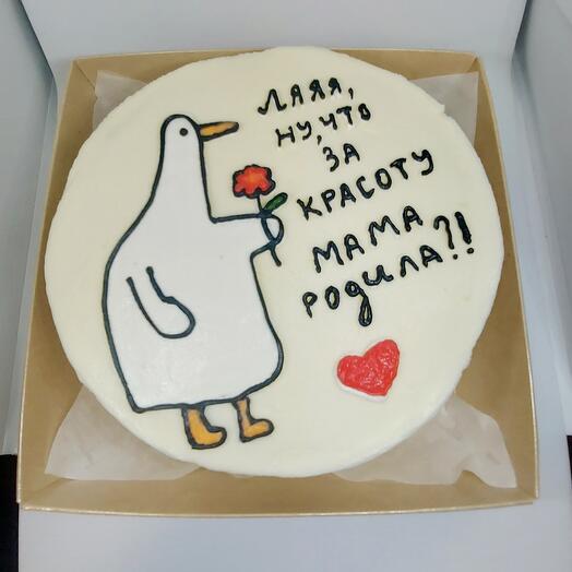 Бенто-торт "Утка"