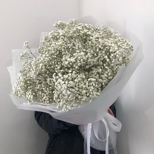 Белая Гипсофила букет