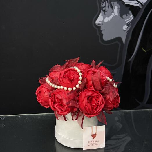 Мыльные розы с жемчугом