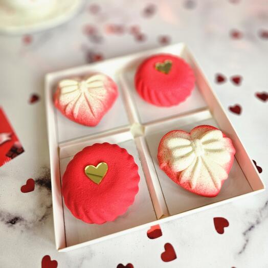 Pasteles de mousse surtidos