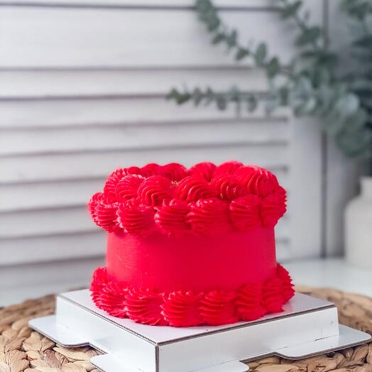Bright Lambeth-style bento cake
