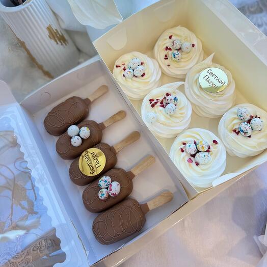 Набор эскимо и Анна Павлова на Пасху