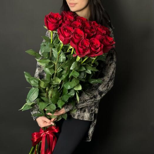 Высокие розы 120см 15шт