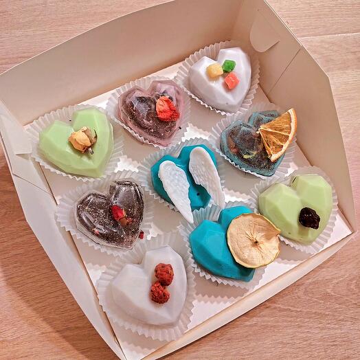 🫐 WOW 🍭 Подарочный набор чайных бомбочек 9 вкусов в подарок маме,  учителю,  воспитателю, бабушке, на день рождения,  выпускной