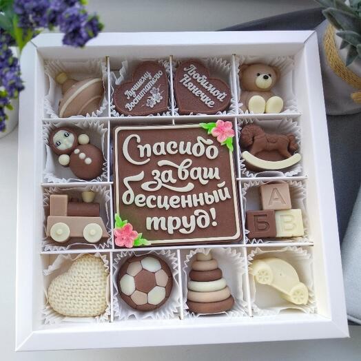 Шоколадный подарок воспитателю, няне