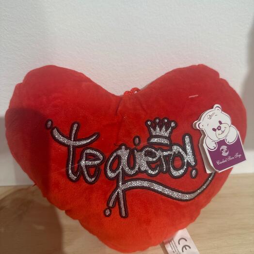 Peluche corazon te quiero