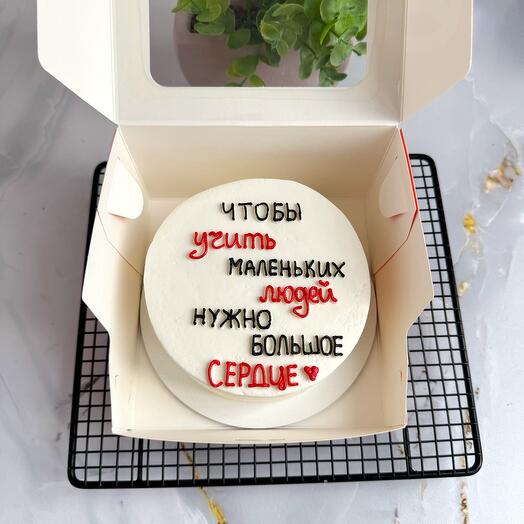 Бенто торт в подарок учителю, воспитателю