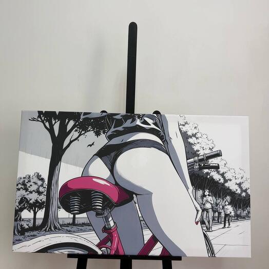 Картина «Лето на велосипеде»