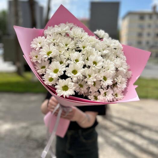 Букет из 9 веточек хризантемы