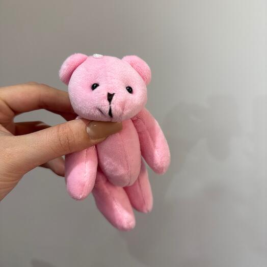 Брелок мишутка микс(белый,бежевый,розовый)