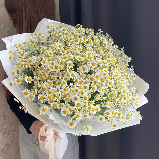Букет из кустовых ромашек🌿