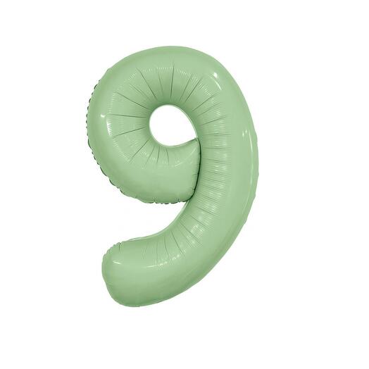 Шар цифра Олива 9
