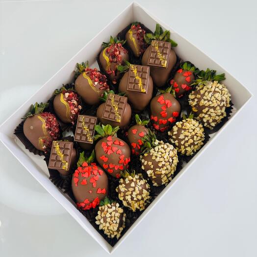 Fresa en chocolate "Pasión XL"