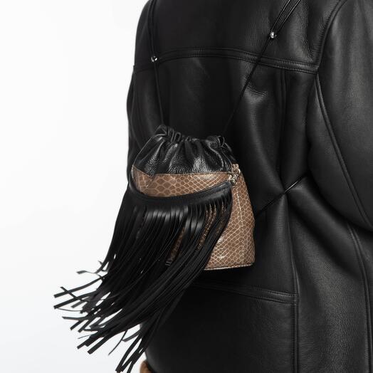 Для мамы Сумка MARFA Crocodile and Black, размер s