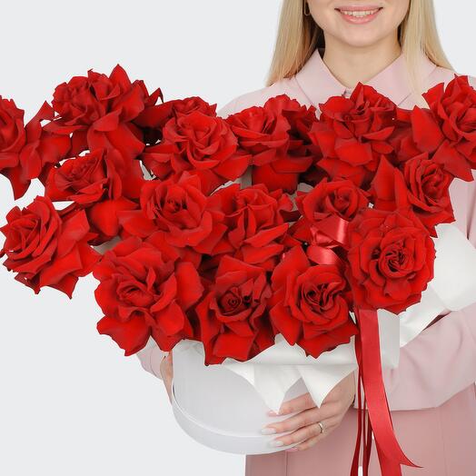 Цветы в коробке Французский шик