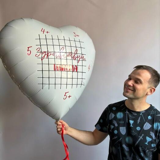 Шар "Тетрадь в клеточку"