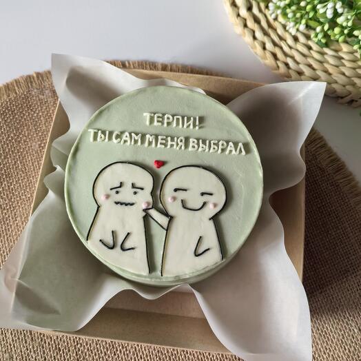 Бенто торт 14см - любовь