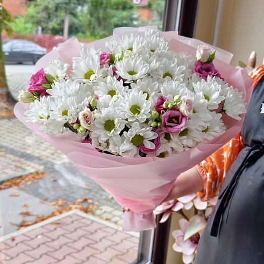 Mix chryzantemy + eustoma