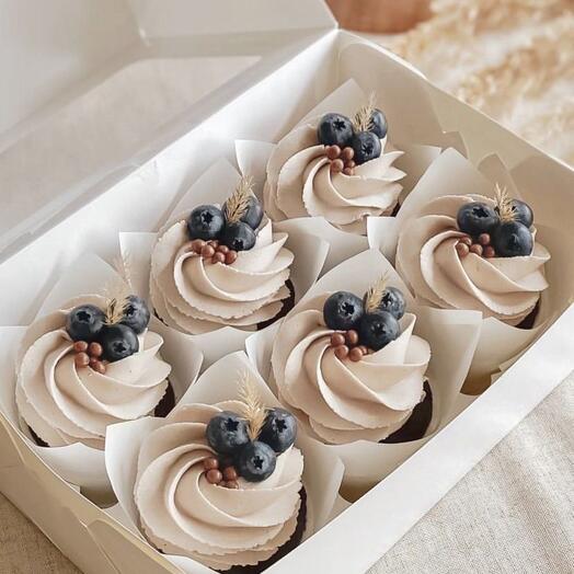 Капкейки с  черникой 🧁