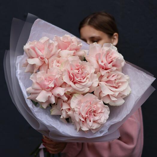 Lujoso ramo de rosas francesas