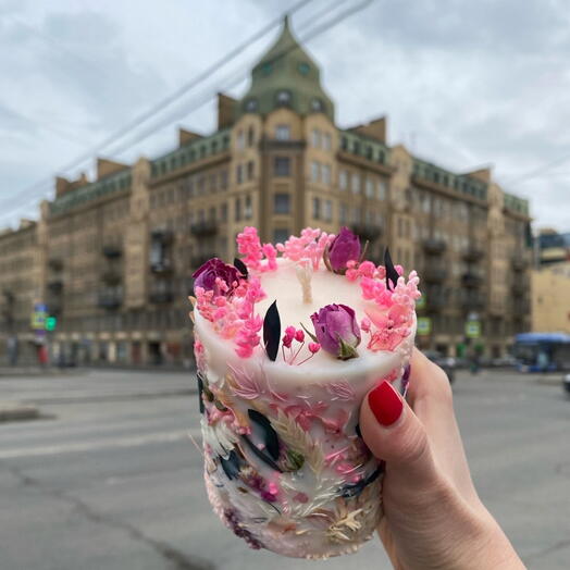 Подарочный сертификат «Мастер-класс Ботанические свечи» (2 часа, 1 человек)
