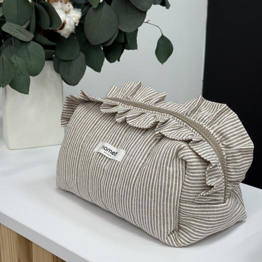 Косметичка из хлопка, ручная работа