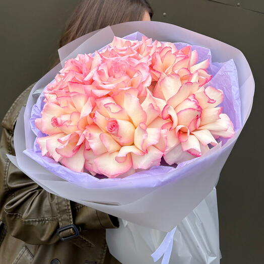 Монобукет из французских роз