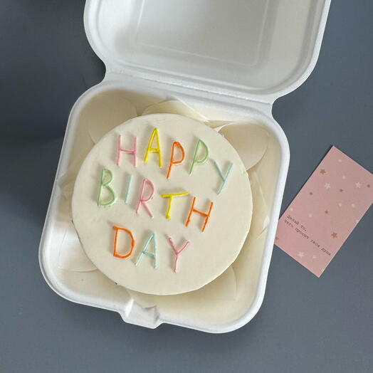 Бенто торт на день рождения happy birthday