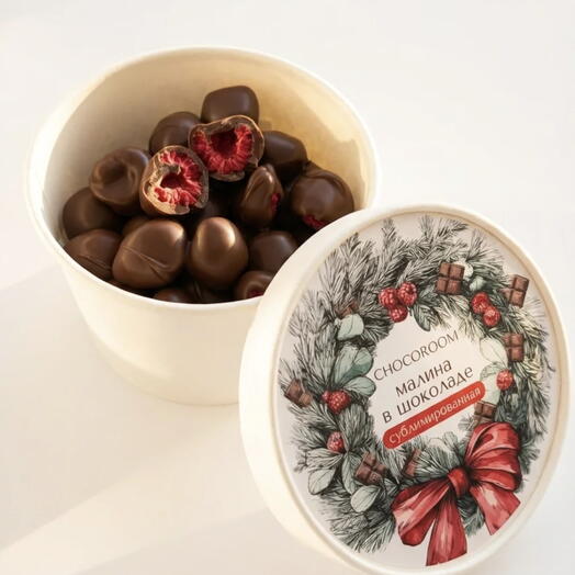 Сублимированная малина в шоколаде