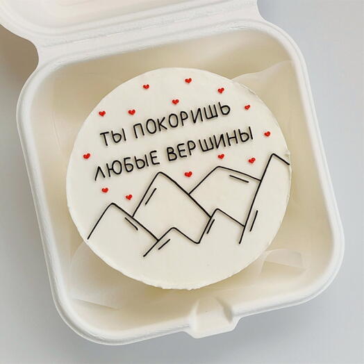 Bento cake You will conquer any peaks