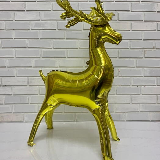 Шар олень новогодний