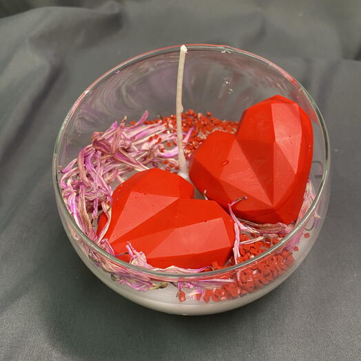 Большая Свеча для любимого сердца 400 гр