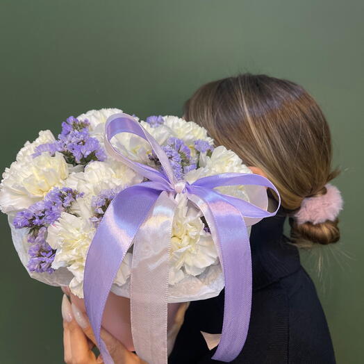💜Статица и гвоздика в коробочке