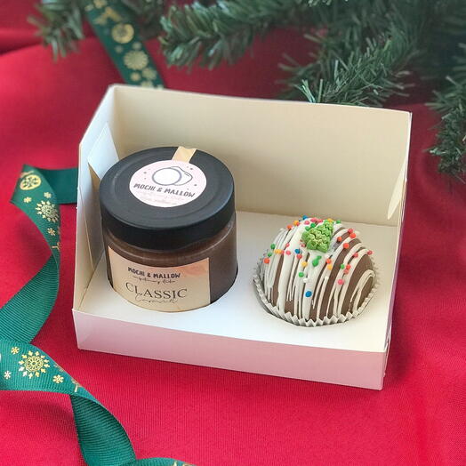 Набор сладостей «Сливочная карамель+какао бомбочка»