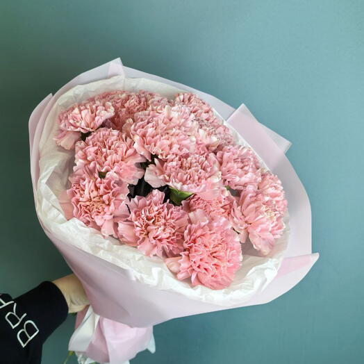 Букет из нежных диантусов 21 шт