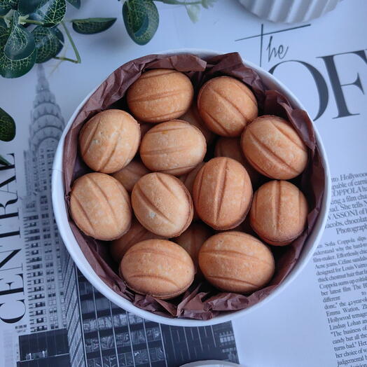 Орешки с варёной сгущёнкой 19шт 🌰