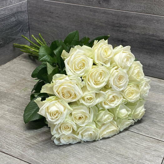 White rose - 21 pcs