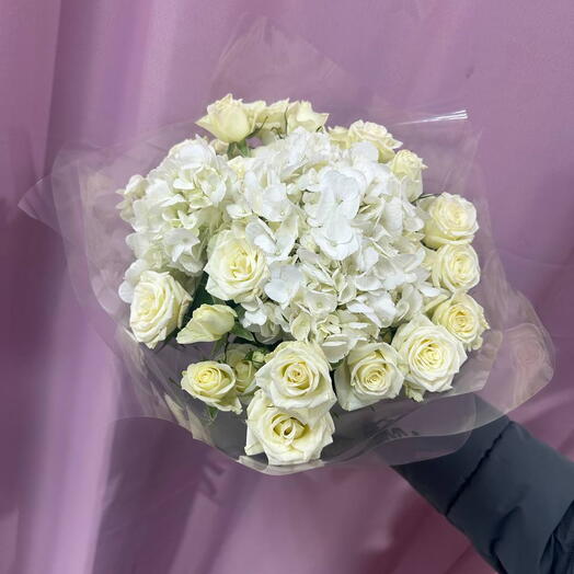 Букет белая аллея