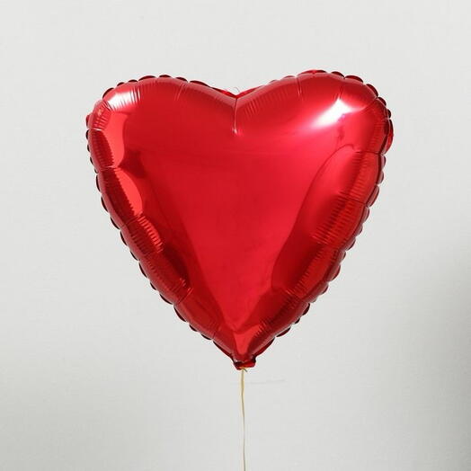 Сердце фольгированное Красное