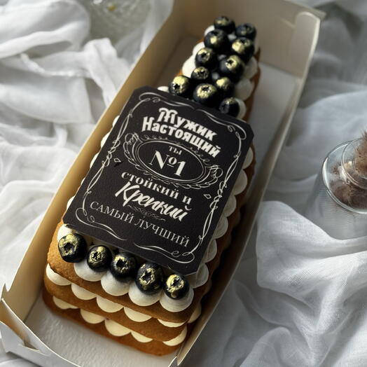 Торт «настоящий мужик» подарок на 23 февраля