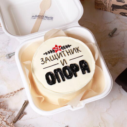Бенто-торт "Защитник" на 23 февраля