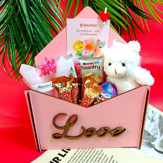 Конверт со сладостями «Love»💗