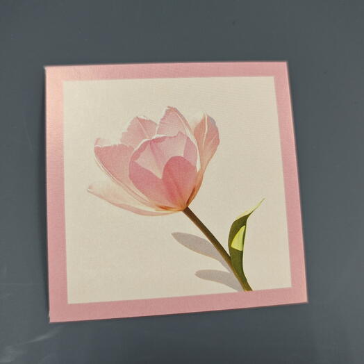 Открытка цветочек